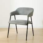 肘付きダイニングチェア(イジー2 LGY) 1枚目画像