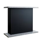 セラミック天板 バーカウンター (幅120cm コーナー LGY) 1枚目画像