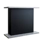 セラミック天板 バーカウンター (幅120cm コーナー LGY) 1枚目画像