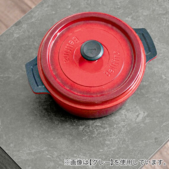 セラミック天板 バーカウンター (幅120cm コーナー LGY) 5枚目画像