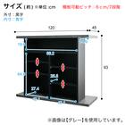 セラミック天板 バーカウンター (幅120cm コーナー LGY) 11枚目画像