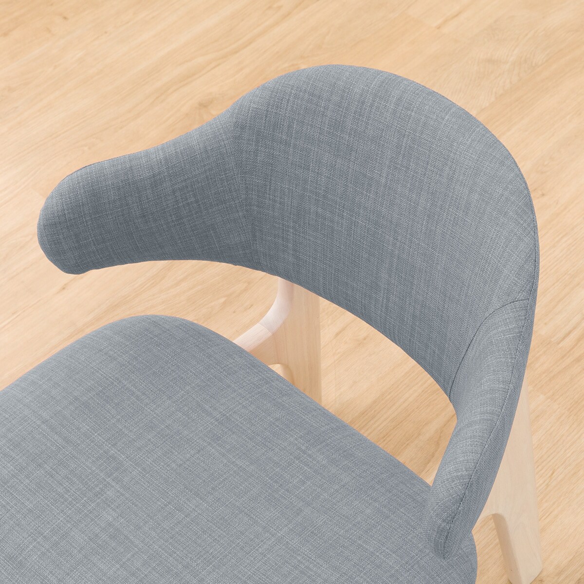 旧モデル】傷・汚れに強いファブリック リビングダイニング1人用チェア