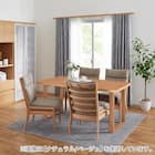 ソファのような座り心地のポケットコイルダイニングチェア(Nコレクション C-27AL MBR/AQ-BR) 15枚目画像