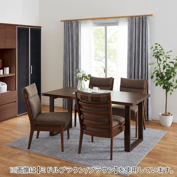 ソファのような座り心地のポケットコイルダイニングチェア(Nコレクション C-27AL MBR/AQ-BR) 17枚目画像