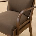 ソファのような座り心地のポケットコイルダイニングチェア(Nコレクション C-27肘付き MBR/AQ-BR) 10枚目画像