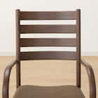 ダイニングチェア(Nコレクション C-07肘付き MBR/AQ-BR) 4枚目画像