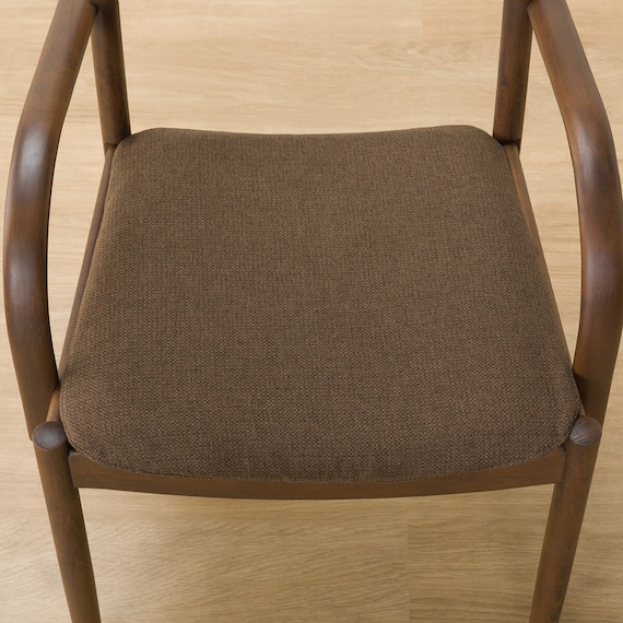 ダイニングチェア(Nコレクション C-07肘付き MBR/AQ-BR) 5枚目画像