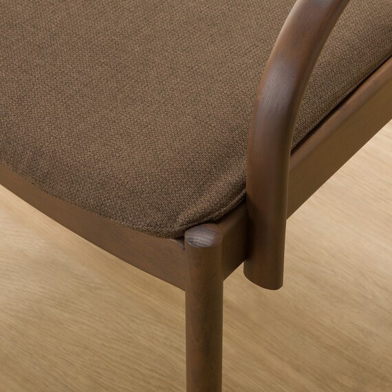 ダイニングチェア(Nコレクション C-07肘付き MBR/AQ-BR) 7枚目画像