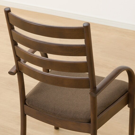 ダイニングチェア(Nコレクション C-07肘付き MBR/AQ-BR) 8枚目画像