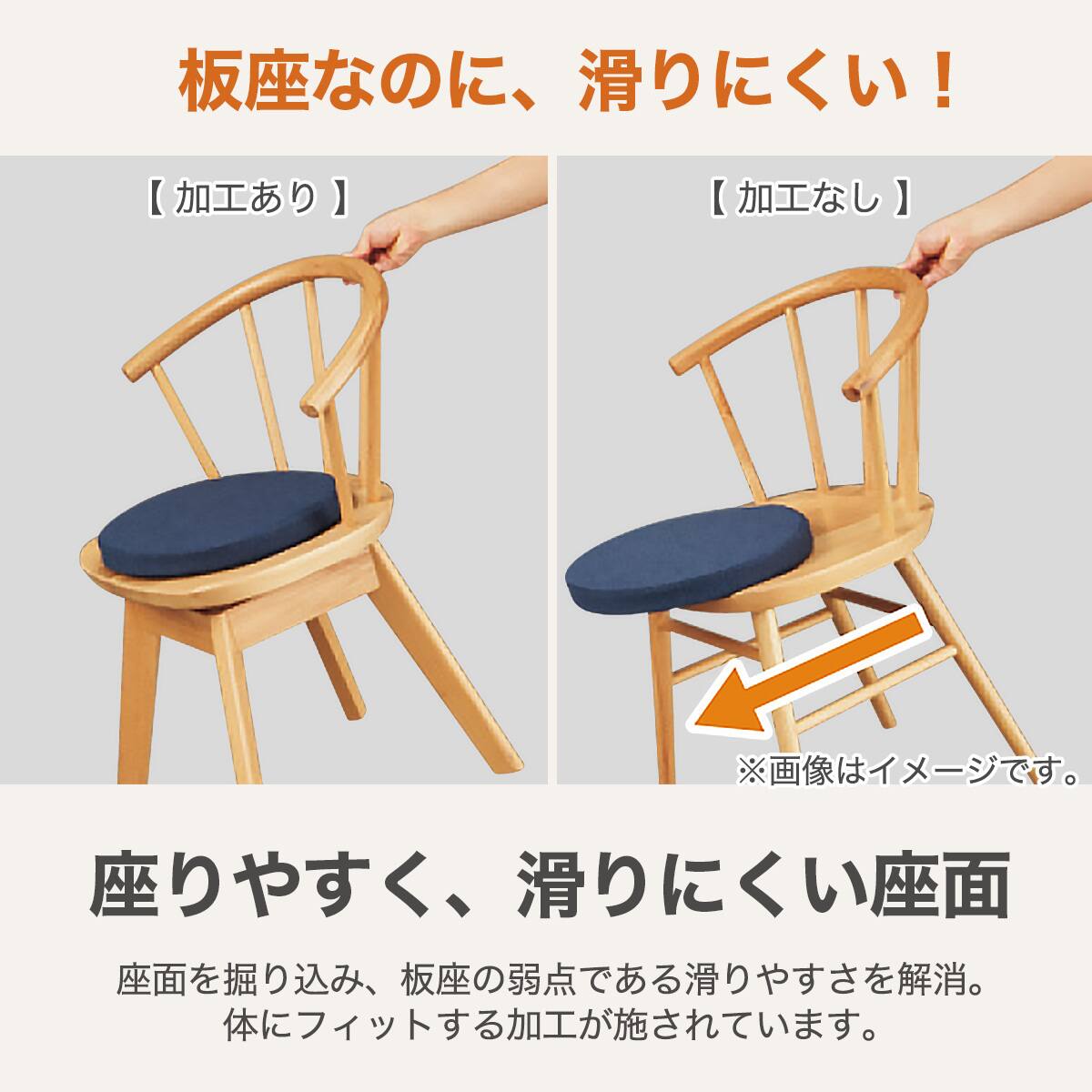 回転式ダイニングチェア(Nコレクション C-53S BK) | ニトリネット
