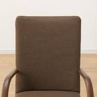 ダイニングチェア(Nコレクション C-60S肘付き MBR/AQ-BR) 4枚目画像