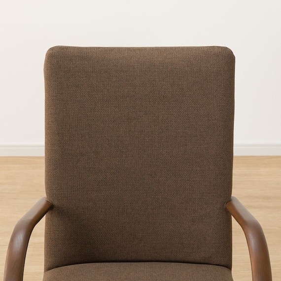 ダイニングチェア(Nコレクション C-60S肘付き MBR/AQ-BR) 4枚目画像