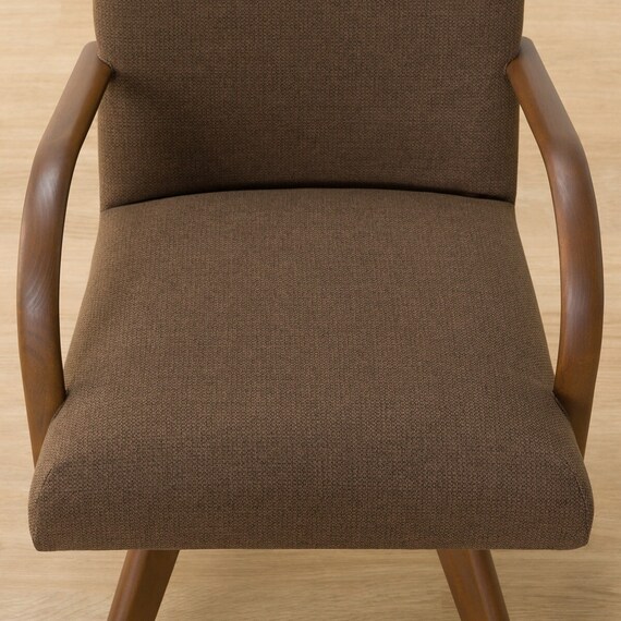 ダイニングチェア(Nコレクション C-60S肘付き MBR/AQ-BR) 5枚目画像