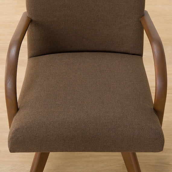 ダイニングチェア(Nコレクション C-60S肘付き MBR/AQ-BR) 5枚目画像