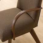 ダイニングチェア(Nコレクション C-60S肘付き MBR/AQ-BR) 6枚目画像