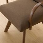 ダイニングチェア(Nコレクション C-60S肘付き MBR/AQ-BR) 7枚目画像