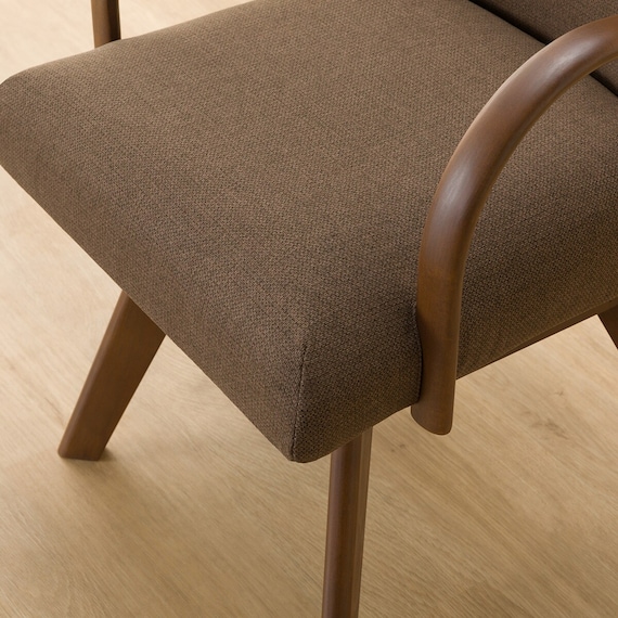 ダイニングチェア(Nコレクション C-60S肘付き MBR/AQ-BR) 7枚目画像