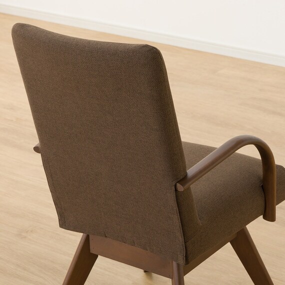 ダイニングチェア(Nコレクション C-60S肘付き MBR/AQ-BR) 8枚目画像