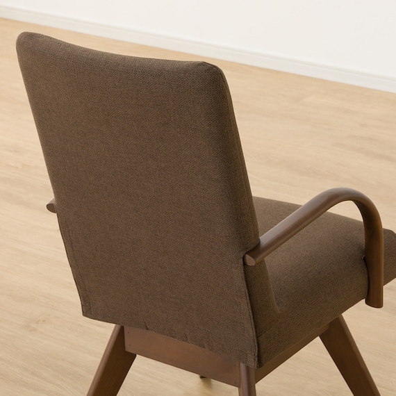 ダイニングチェア(Nコレクション C-60S肘付き MBR/AQ-BR) 8枚目画像