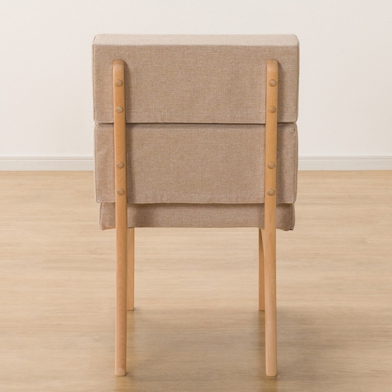 ソファのような座り心地のポケットコイルダイニングチェア(Nコレクション C-74 NA/AQ-BE) 11枚目画像