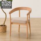 ソファのような座り心地のポケットコイルダイニングチェア(Nコレクション C-75 NA/AQ-BE) 1枚目画像
