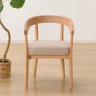 ソファのような座り心地のポケットコイルダイニングチェア(Nコレクション C-75 NA/AQ-BE) 6枚目画像