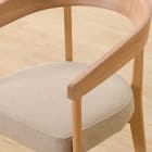 ソファのような座り心地のポケットコイルダイニングチェア(Nコレクション C-75 NA/AQ-BE) 13枚目画像