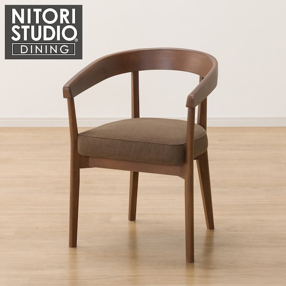 ソファのような座り心地のポケットコイルダイニングチェア(Nコレクション C-75 MBR/AQ-BR) 1枚目画像