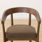 ソファのような座り心地のポケットコイルダイニングチェア(Nコレクション C-75 MBR/AQ-BR) 6枚目画像