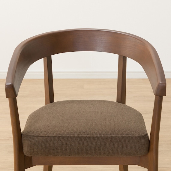 ソファのような座り心地のポケットコイルダイニングチェア(Nコレクション C-75 MBR/AQ-BR) 6枚目画像