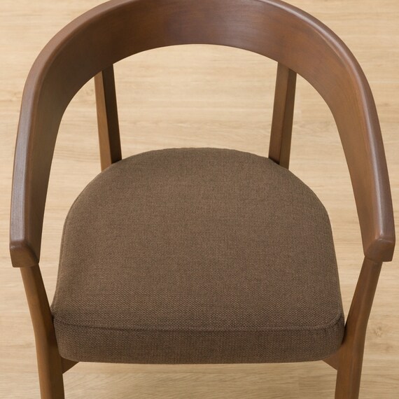 ソファのような座り心地のポケットコイルダイニングチェア(Nコレクション C-75 MBR/AQ-BR) 7枚目画像