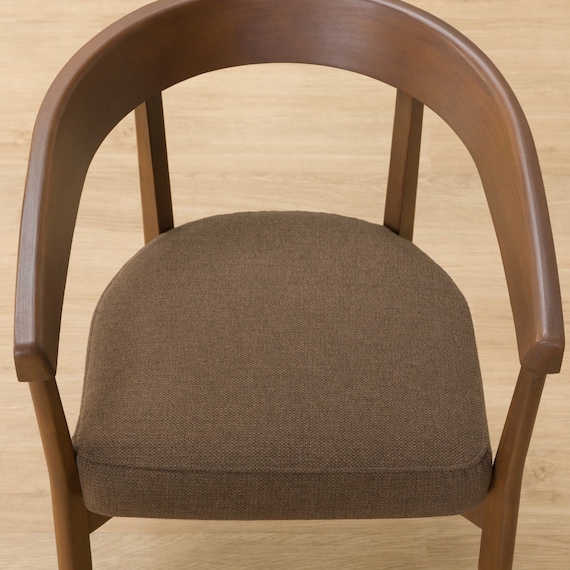 ソファのような座り心地のポケットコイルダイニングチェア(Nコレクション C-75 MBR/AQ-BR) 7枚目画像