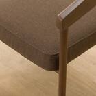 ソファのような座り心地のポケットコイルダイニングチェア(Nコレクション C-75 MBR/AQ-BR) 9枚目画像