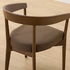 ソファのような座り心地のポケットコイルダイニングチェア(Nコレクション C-75 MBR/AQ-BR) 10枚目画像