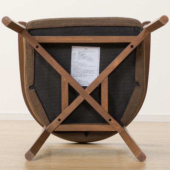 ソファのような座り心地のポケットコイルダイニングチェア(Nコレクション C-75 MBR/AQ-BR) 11枚目画像