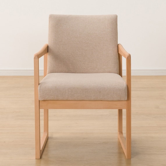 ダイニングチェア(Nコレクション C-70肘付き NA/AQ-BE) 6枚目画像