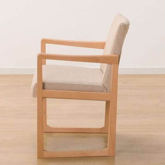 ダイニングチェア(Nコレクション C-70肘付き NA/AQ-BE) 7枚目画像