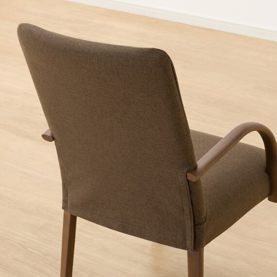 ダイニングチェア(Nコレクション C-10肘付き MBR/AQ-BR) 8枚目画像