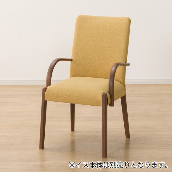 ダイニングチェアカバー(Nコレクション C-10肘付き NSF-YE) 2枚目画像