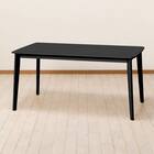 ダイニングテーブル5点セット(Nコレクション T-01 150 BK/チェア C-011S BK/NSF-MGY) 12枚目画像