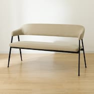 背もたれ付きダイニングベンチ(イジー)