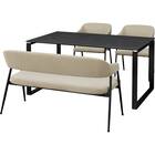 背もたれ付きダイニングベンチ(イジーBE) 17枚目画像