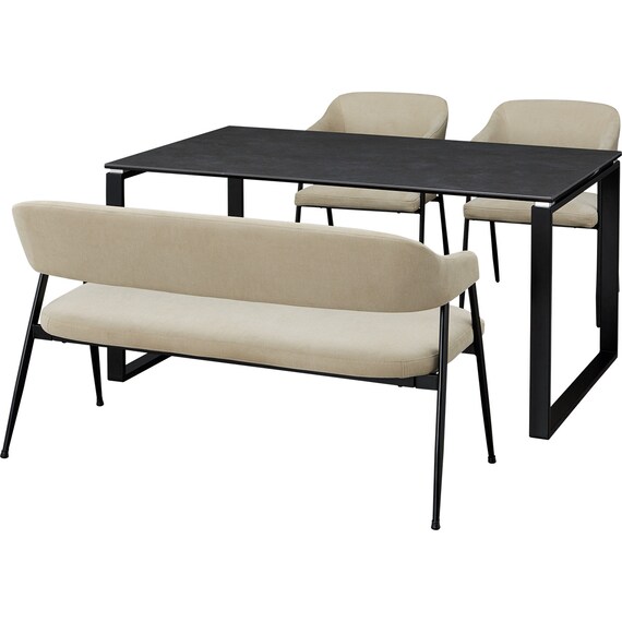 背もたれ付きダイニングベンチ(イジーBE) 17枚目画像