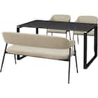 背もたれ付きダイニングベンチ(イジーBE) 17枚目画像