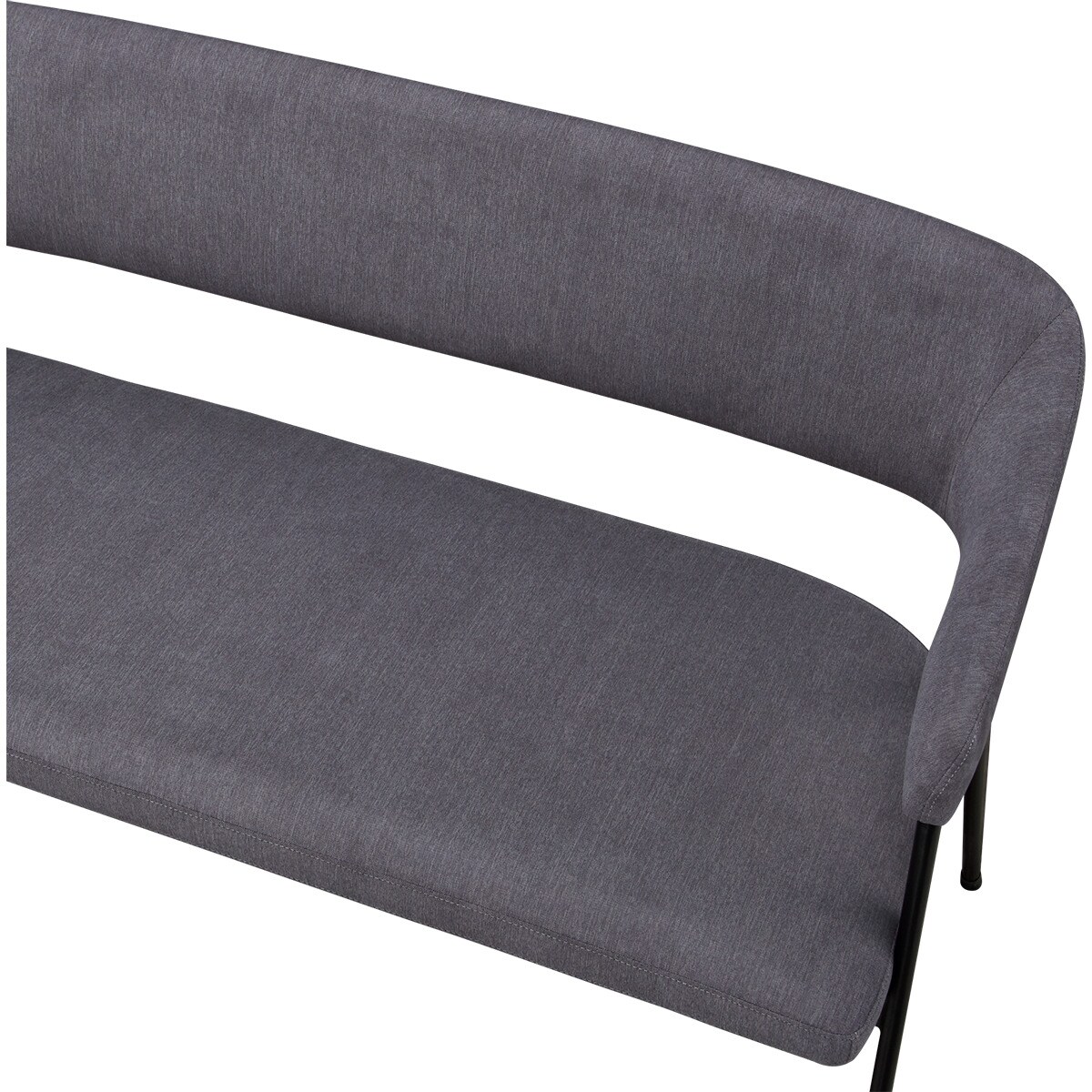 設置込★背もたれ付きダイニングベンチ★ソファ★グレー★ベンチ★ニトリ 背もたれ付きダイニングベンチ(イジーBE) | ニトリネット【公式】 家具