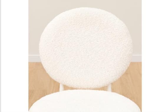 ダイニングチェア WH/WH SO101 5枚目画像