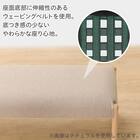 【座面高51cm】傷・汚れに強いファブリック ハイタイプベンチ(NC B-34H NA/NSF-BE) 3枚目画像