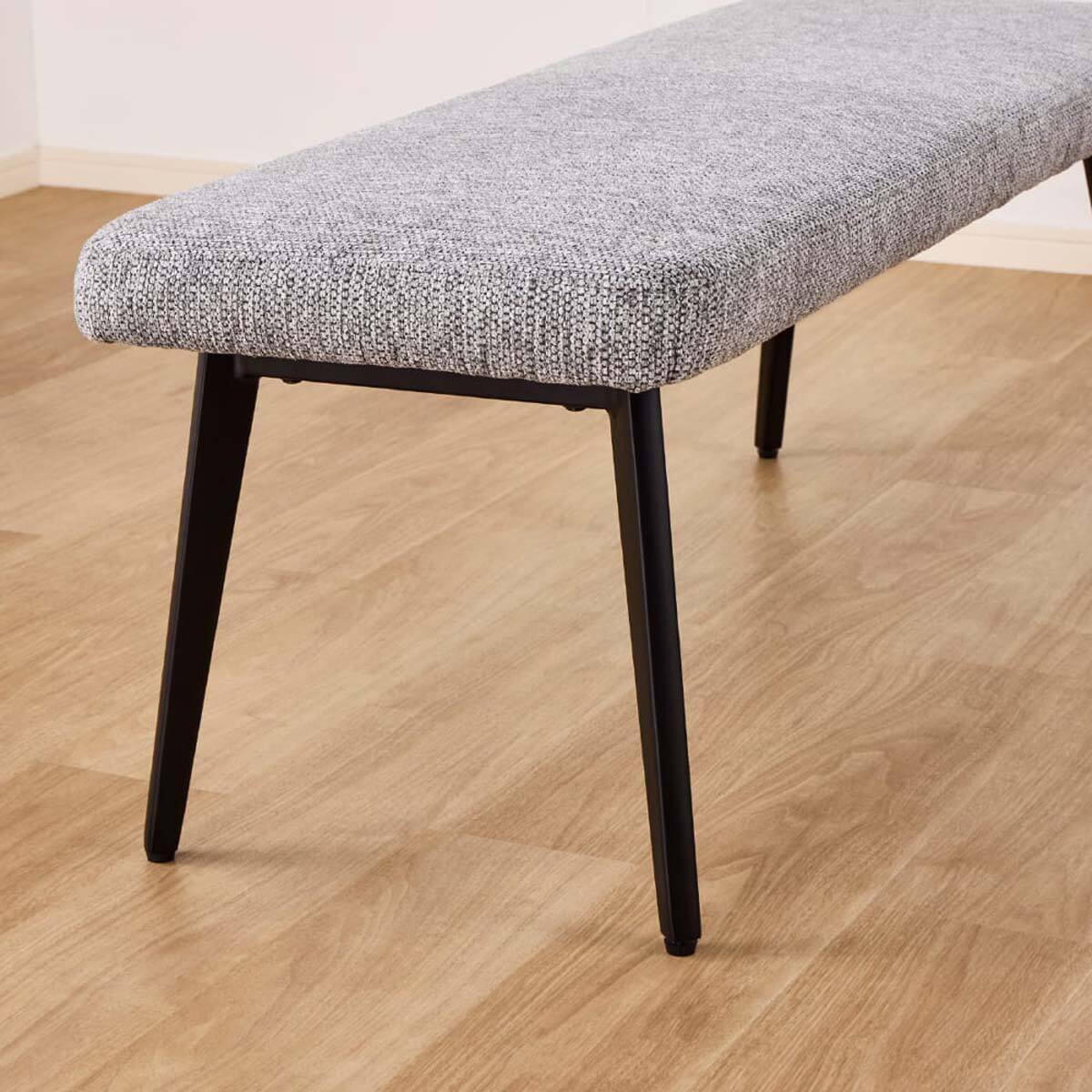 ダイニングベンチ(ロースト B3061 布張り GY)【島忠ホームズ商品