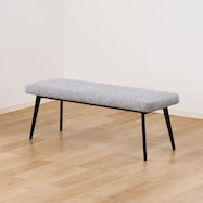 ダイニングベンチ(ロースト B3061 布張り GY)【島忠ホームズ商品】
