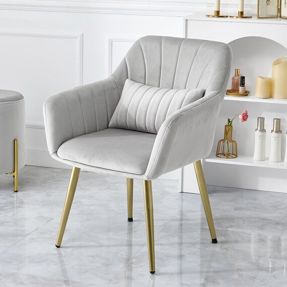 肌触りのよいエレガントチェア クッション付き (LGY) 1枚目画像